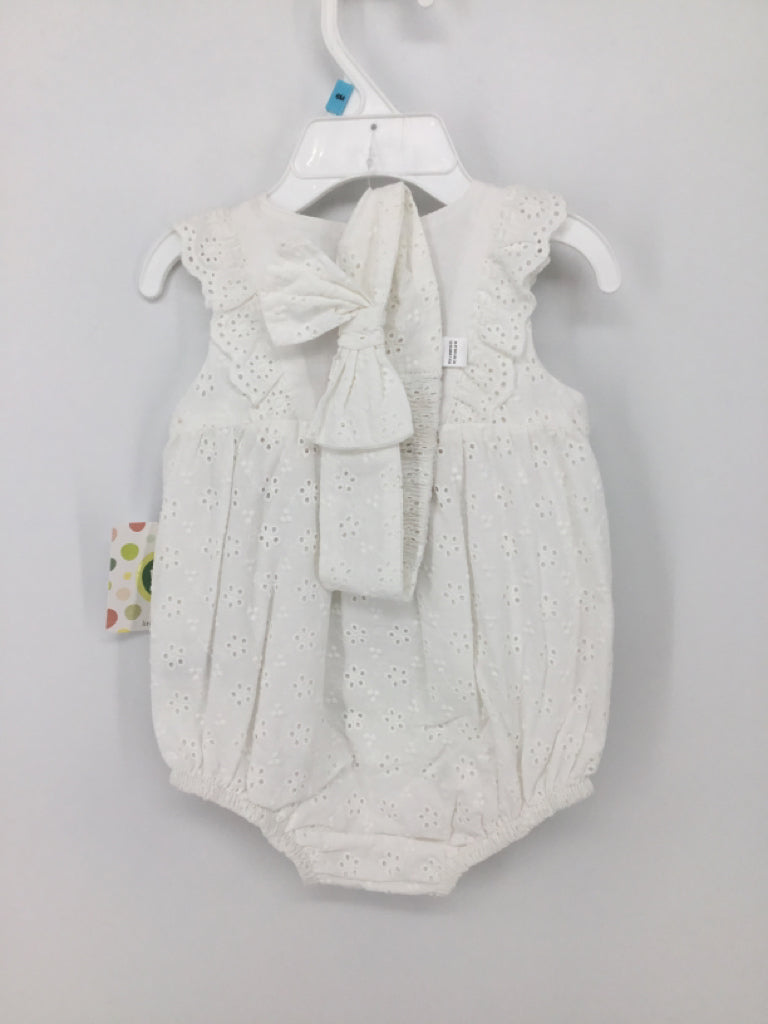 Little Me Child Size 6 Months White Easter Outfit