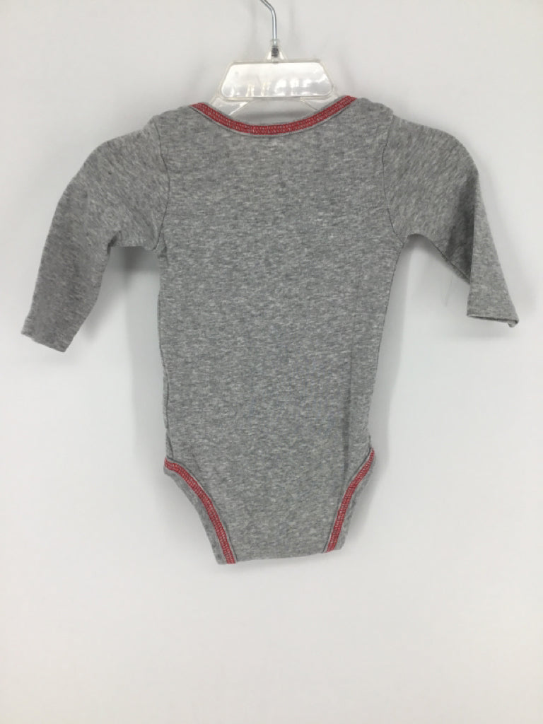 Just One You Made by Carters Child Size 3 Months Gray Christmas Oneise