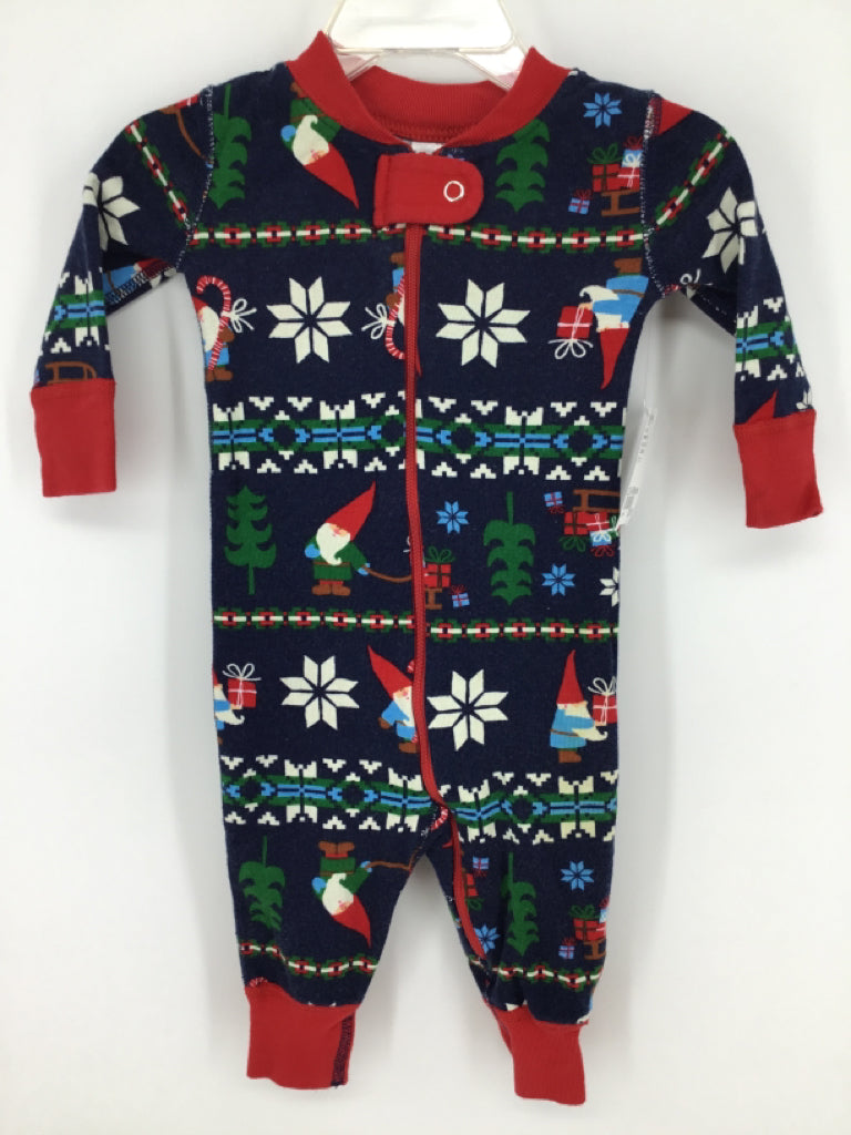 Hanna Andersson Christmas Pajamas Size 60 3-6 Months 