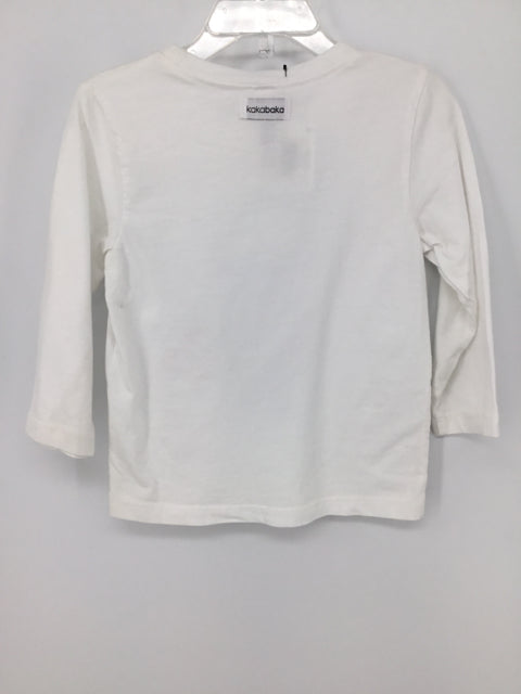 Kakabaka Child Size 3 White Valentine's Day Love Ninja T-Shirt