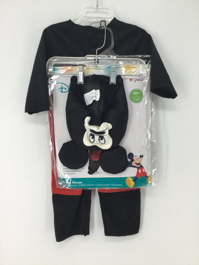Disney Child Size 6 Months Black Mickey Mouse Halloween Costume