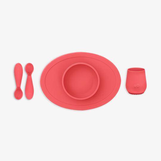 ezpz Developmental Cup Set, Coral