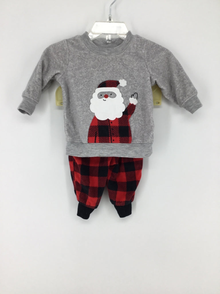 Just One You Made by Carters Child Size 3 Months Gray Christmas Outfit