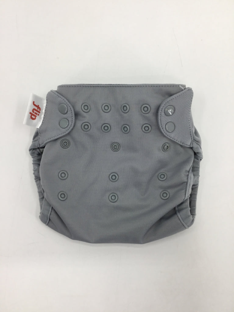 Flip Child Size One Size Gray Solid Cloth Diaper Cover