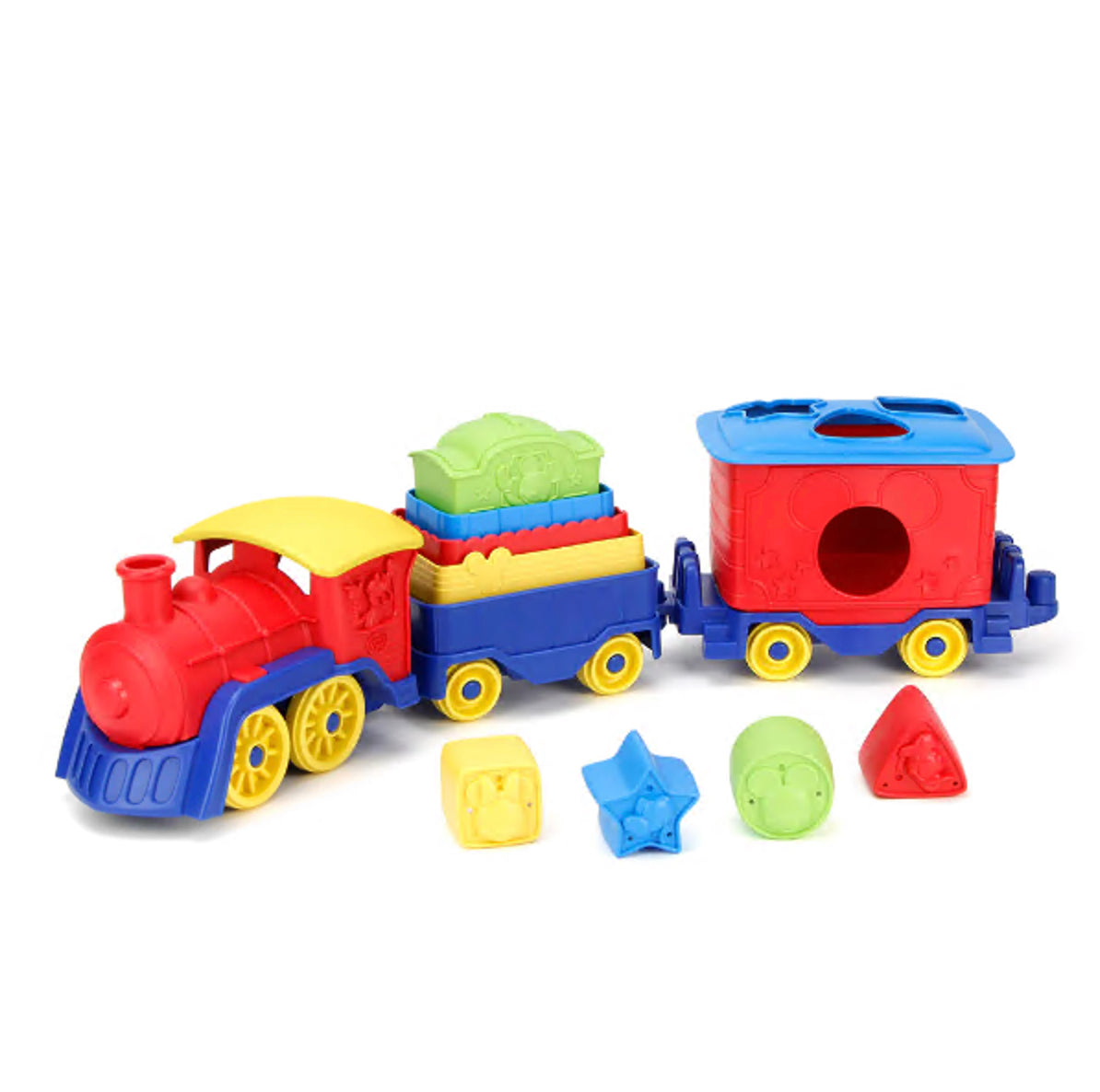 Green Toys - Mickey Mouse & Friends Stack & Sort Train