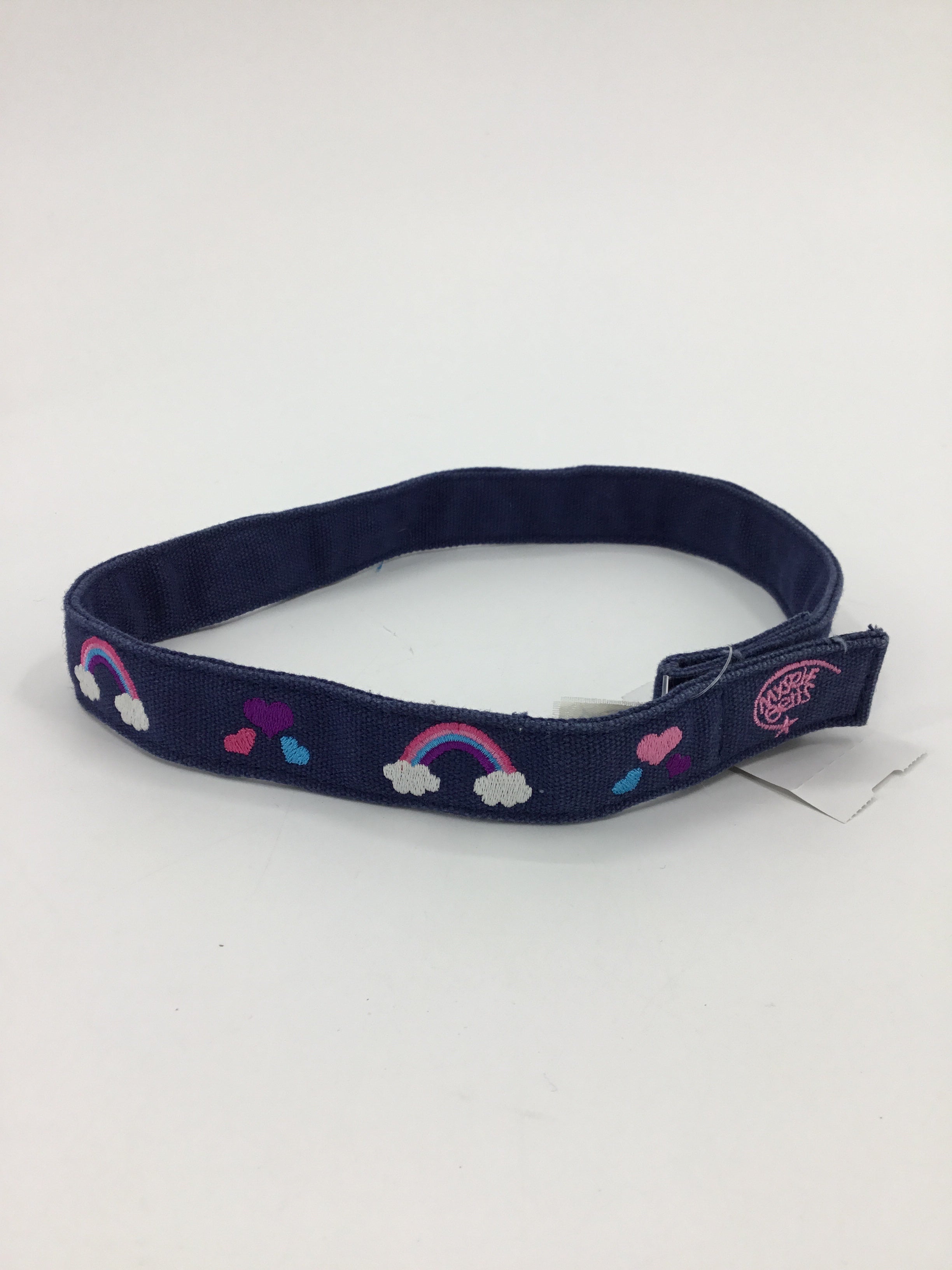 Myself Belts Child Size M Navy Rainbow Belt/Suspenders