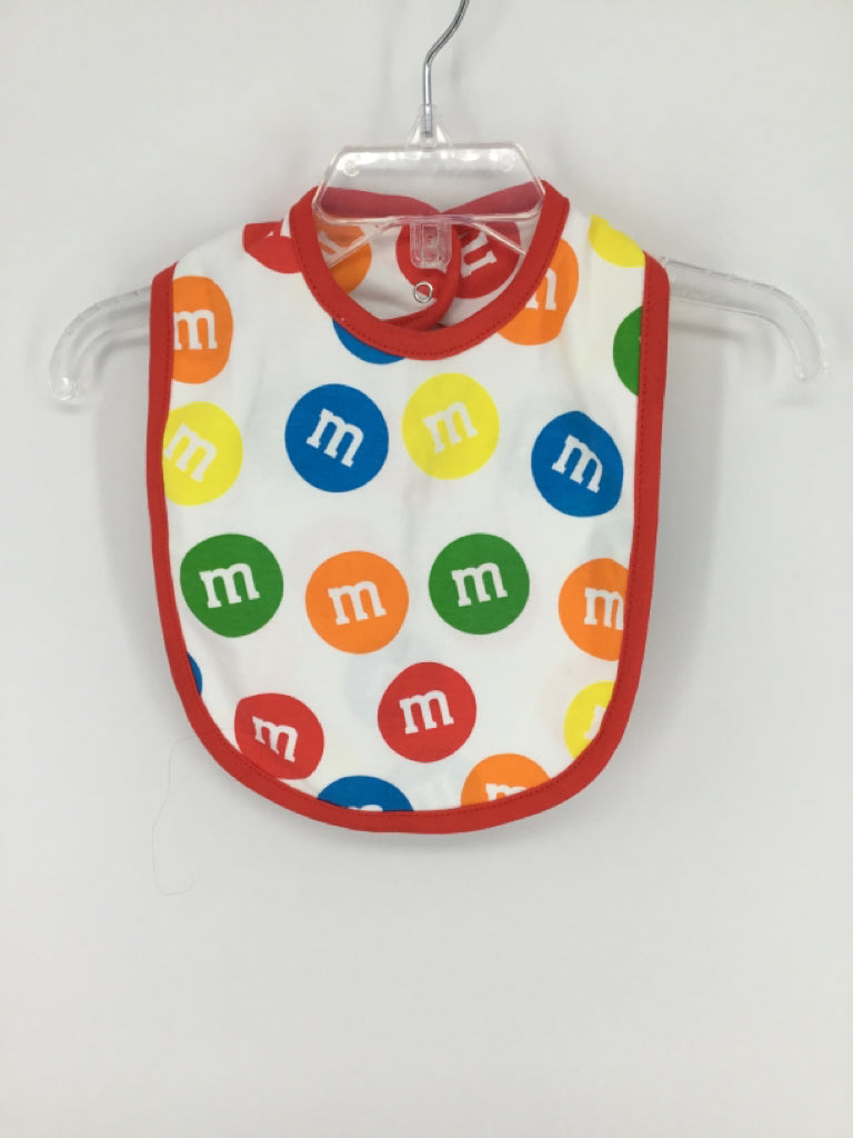 M&Ms Child Size One Size Multi-Color Bib
