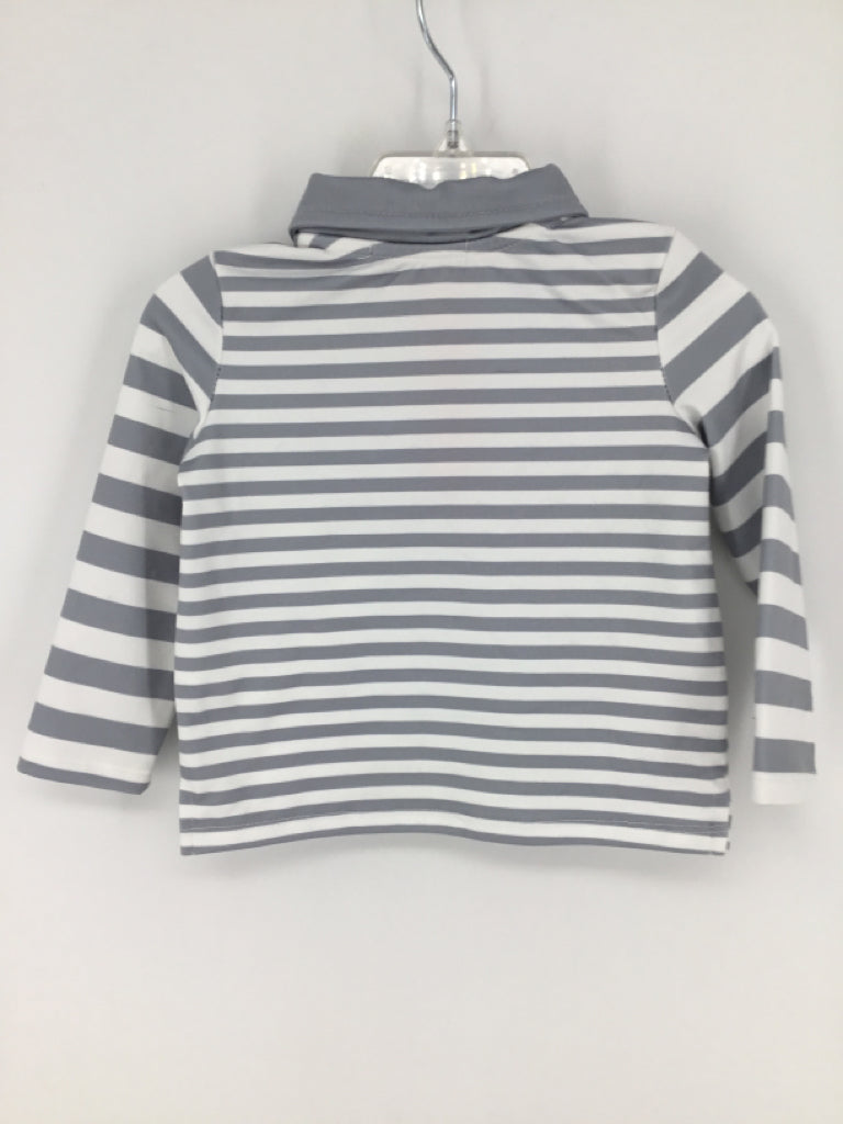 Millie & Maxx Child Size 12 Months Gray Christmas Shirt