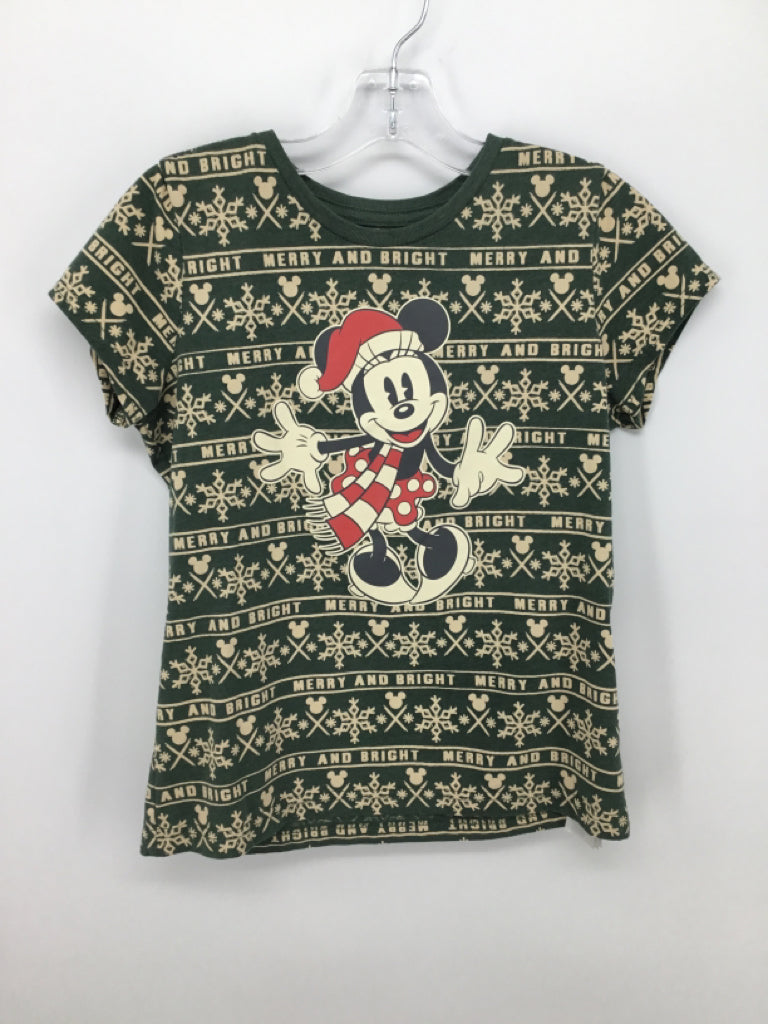 Disney Child Size 10 Green Christmas T-Shirt