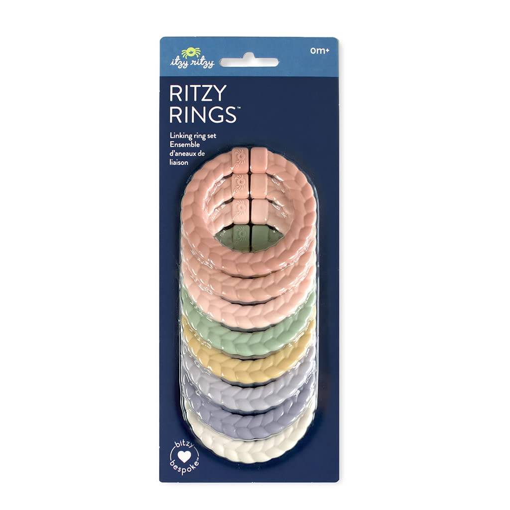 Itzy Ritzy - Bitzy Bespoke Itzy Rings Linking Ring Set (Pastel, Rainbow, or Primary)