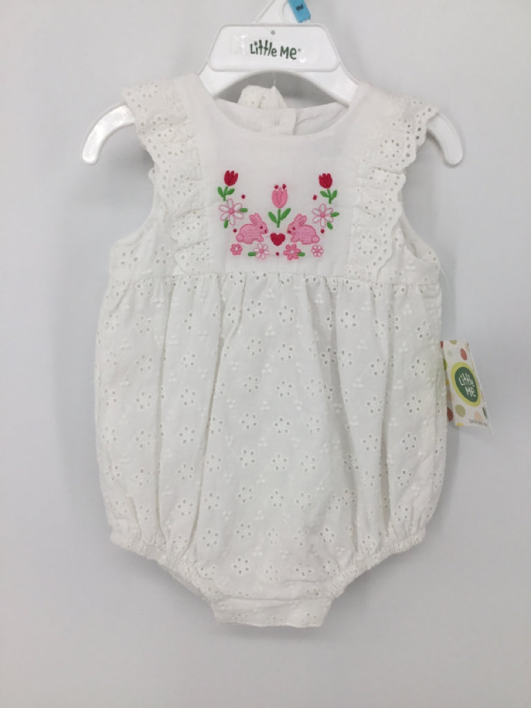 Little Me Child Size 6 Months White Easter Outfit