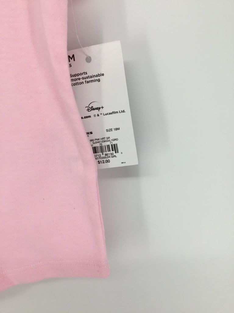 jumping beans/Star Wars Child Size 18 Months Pink Valentine's Day T-Shirt