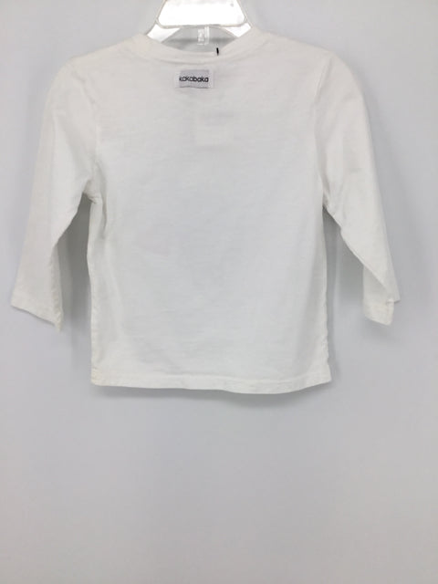 Kakabaka Child Size 2 White Valentine's Day Love Ninja t-Shirt