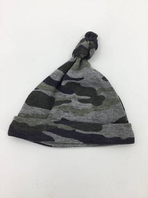 Mudpie Child Size Newborn Gray Camoflage Hats - boys