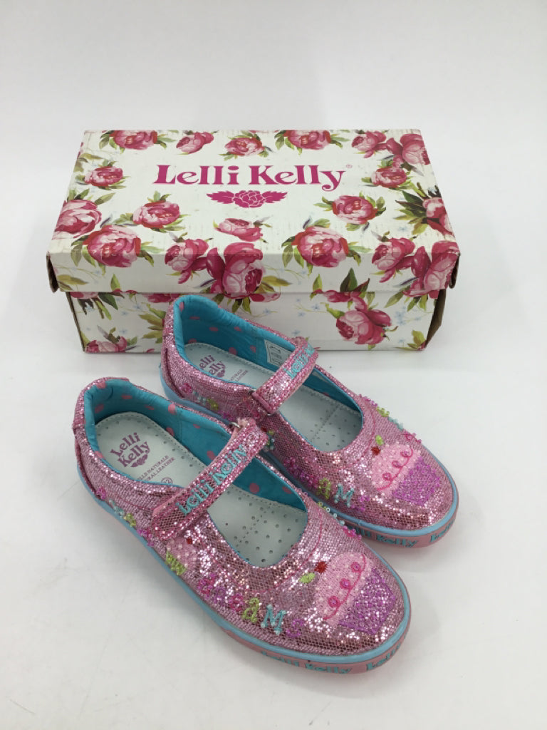 Lelli Kelly Child Size 1 Youth Pink Sneakers