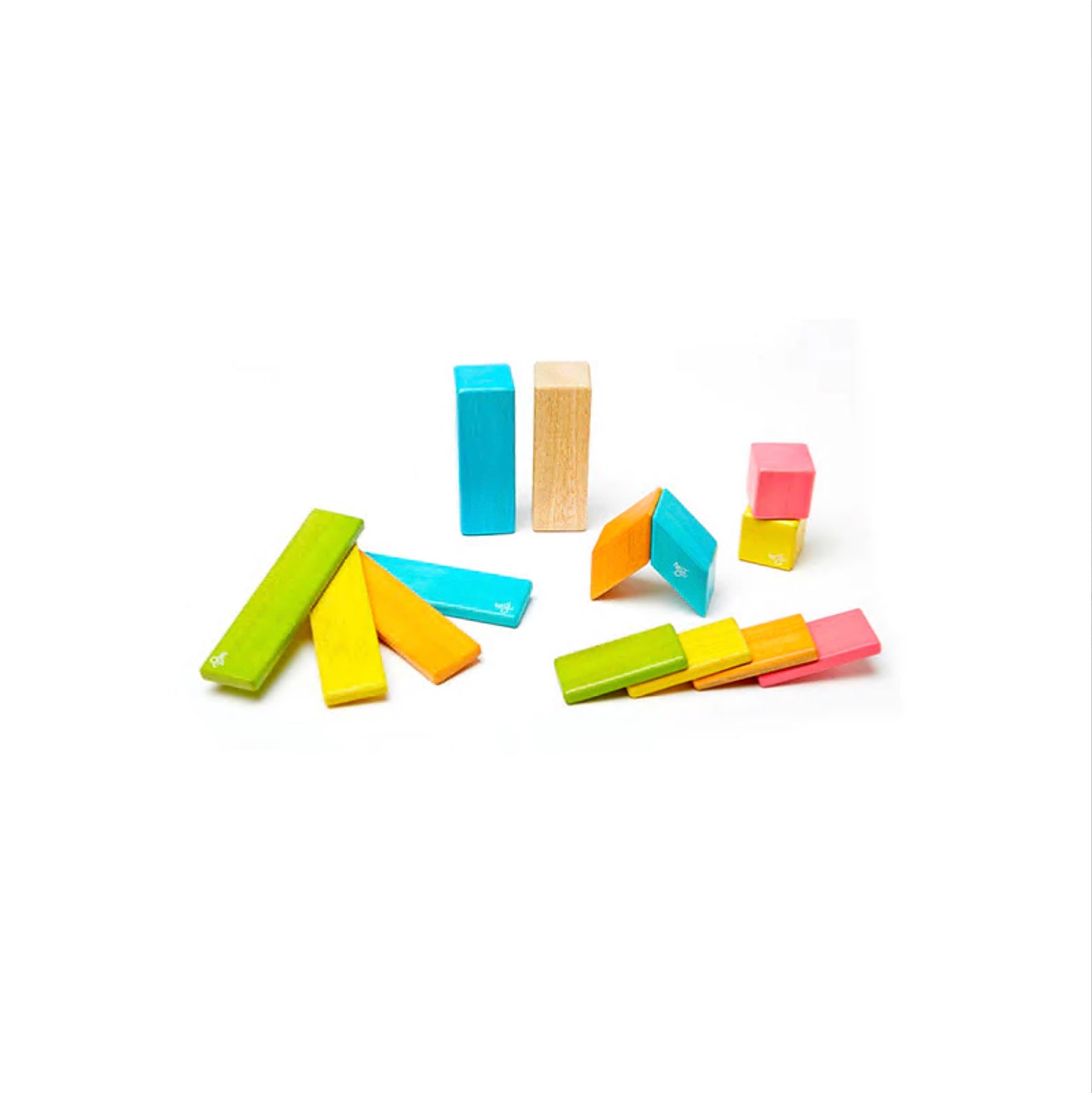 Tegu - 14 Piece Classics Magnetic Wooden Blocks