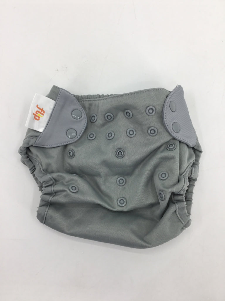 Flip Child Size One Size Gray Solid Cloth Diaper Cover