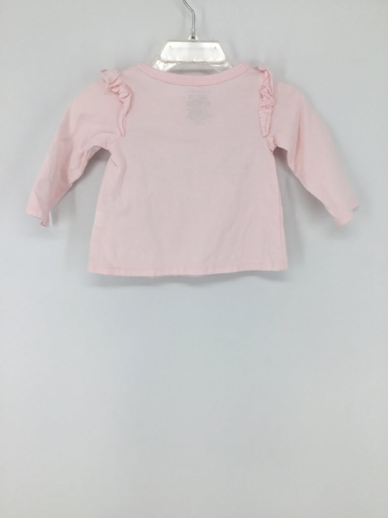 First Impressions Child Size 3-6 Months Pink Christmas T-Shirt