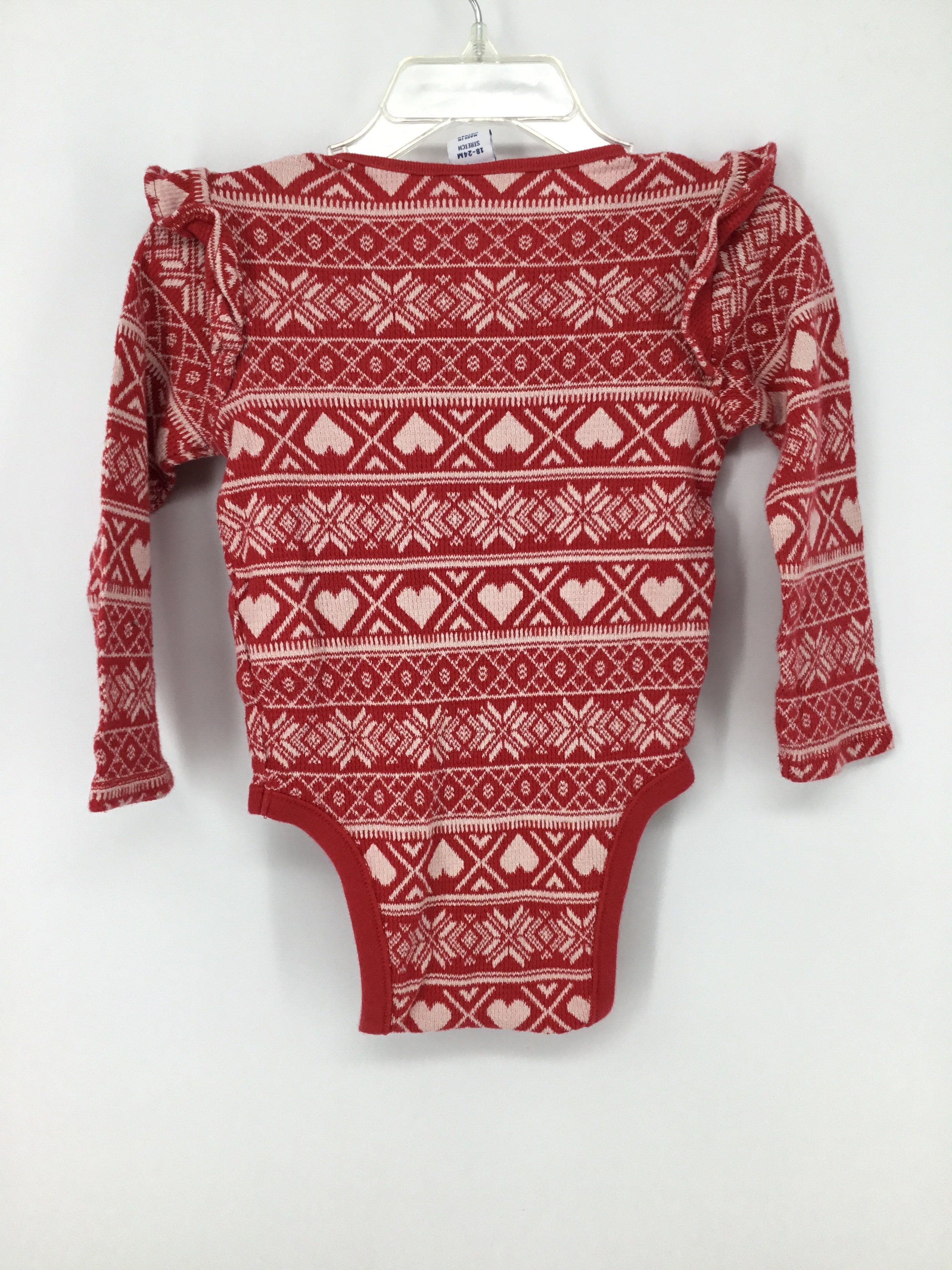Old Navy Child Size 18-24 Months Red Valentine's Day Oneise