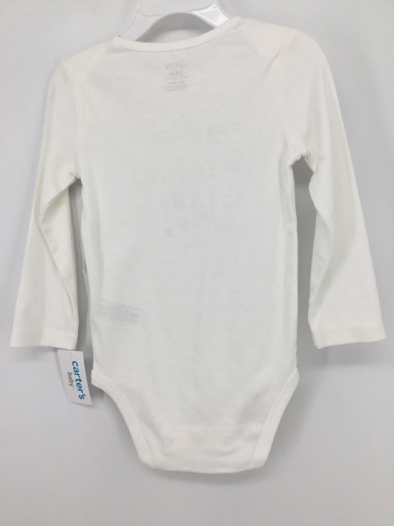 Carter's Child Size 24 Months White Valentine's Day Onesie