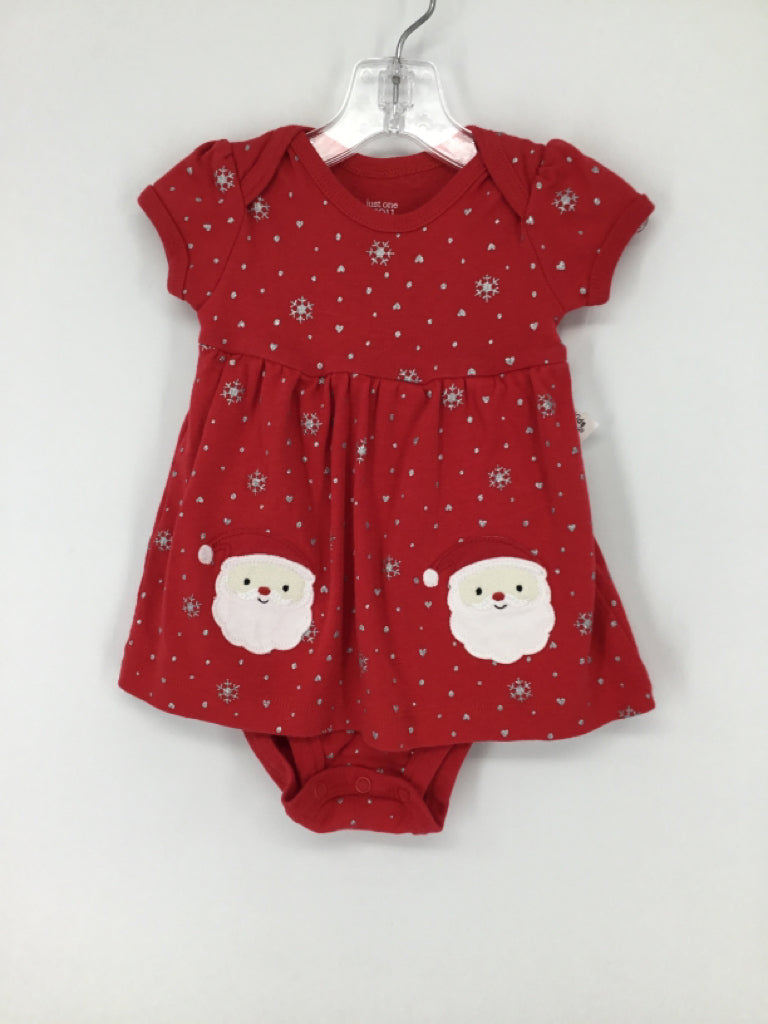 Just One You Made by Carters Child Size 6 Months Red Christmas Outfit