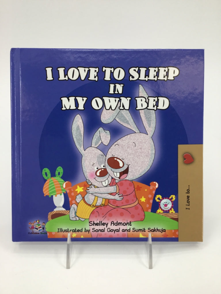 KidKiddos Books I Love To Sleep In My Own Bed HardBack Book