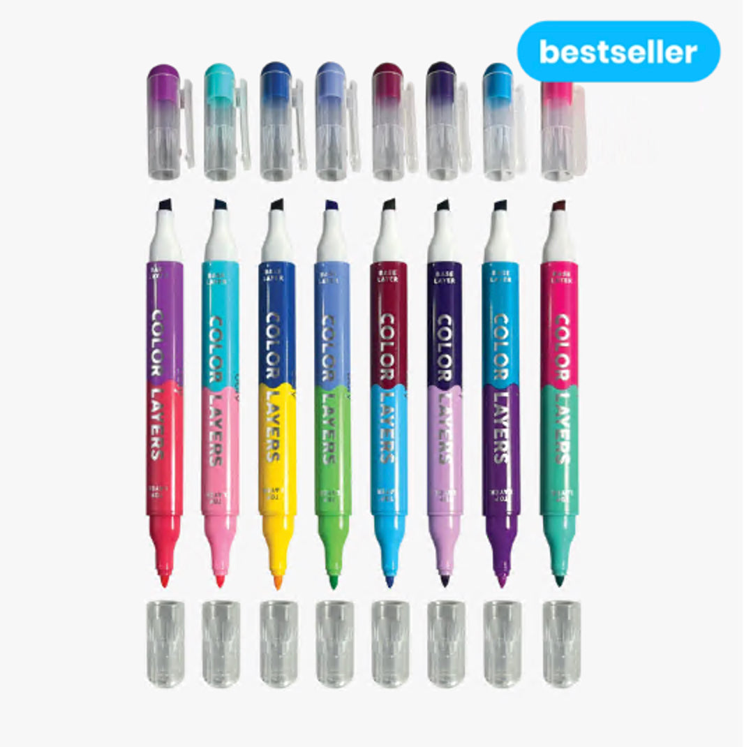 Ooly - Color Layers Overlaying Double Ended Markers