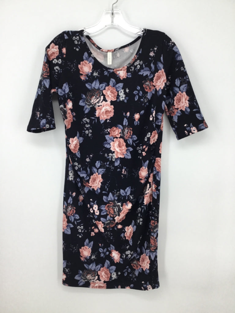 Pink Blush Size S Poly Blend Dress - Maternity