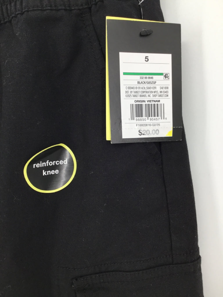 Art Class Child Size 5 Black Solid Pants - boys