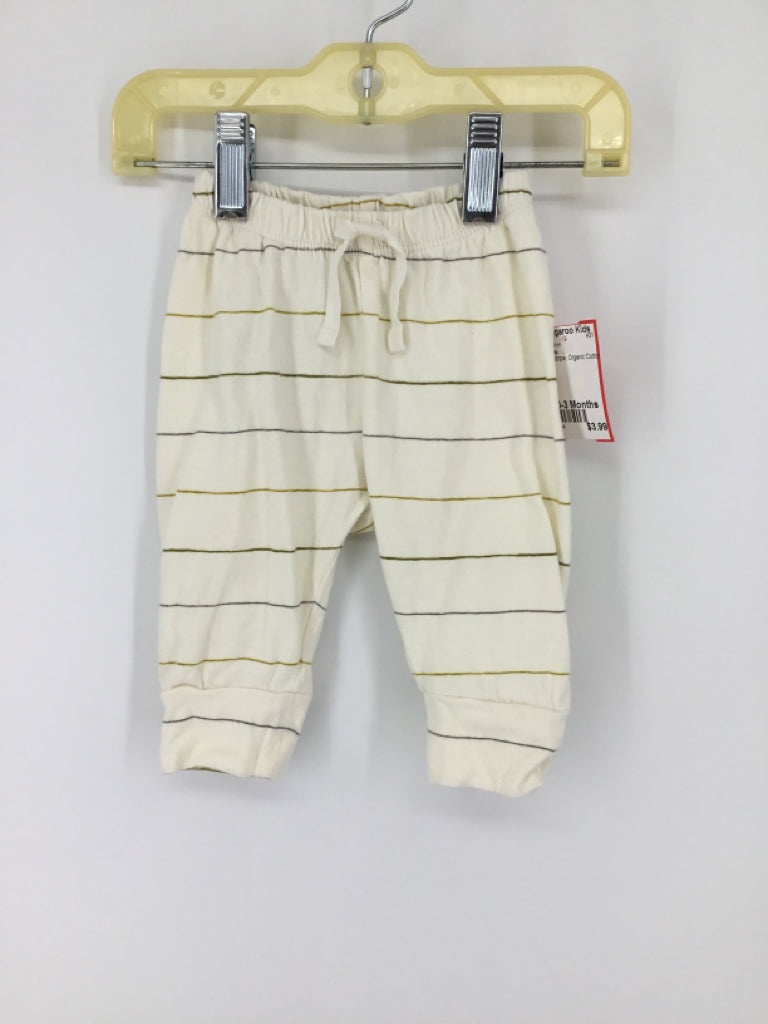 Baby Gap Child Size 0-3 Months White Stripe Pants - boys