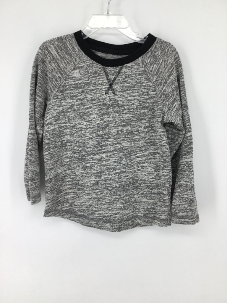 Cat & Jack Child Size 4 Black Marbled Shirt - boys