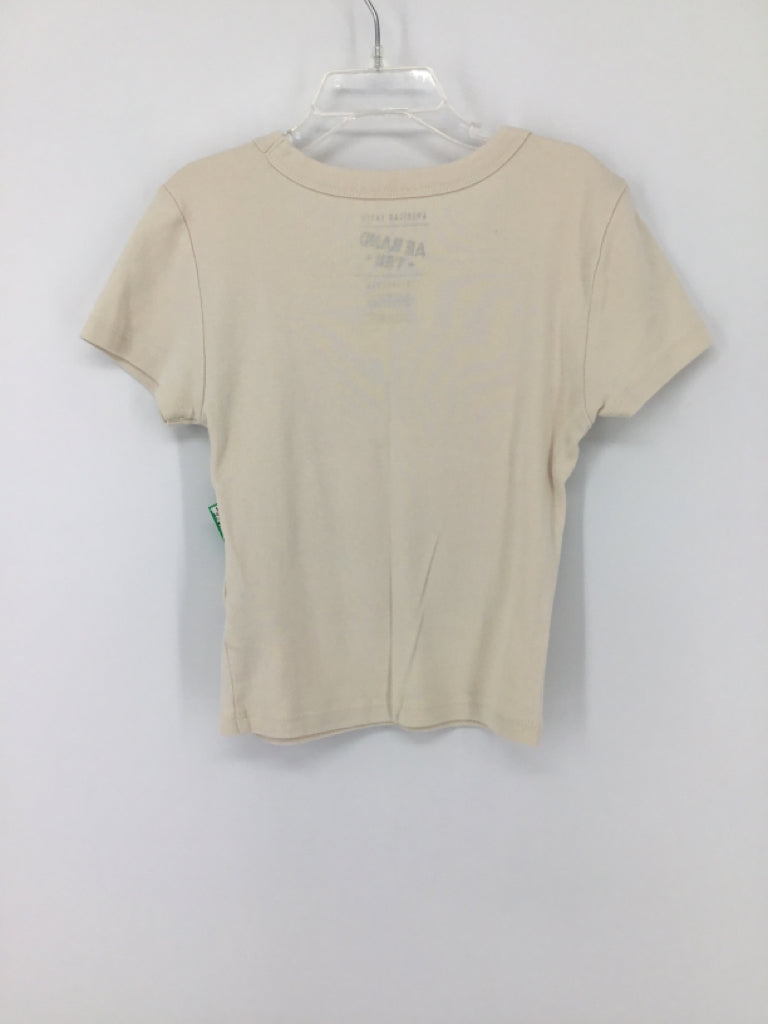 American Eagle Child Size 12 Tan T-shirt - girls