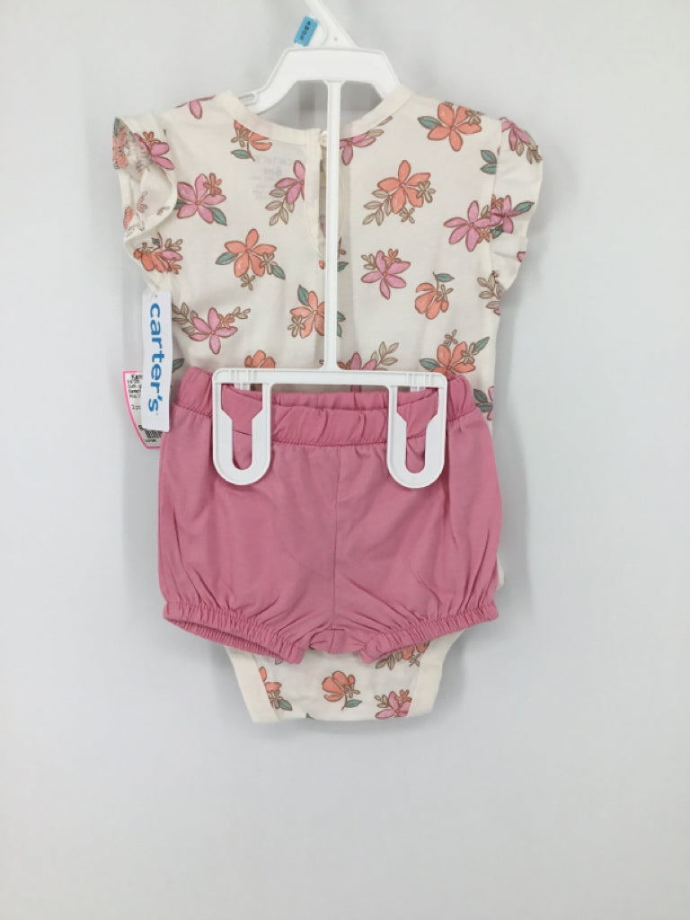 Carter's Child Size 6 Months Pink Outfit - girls