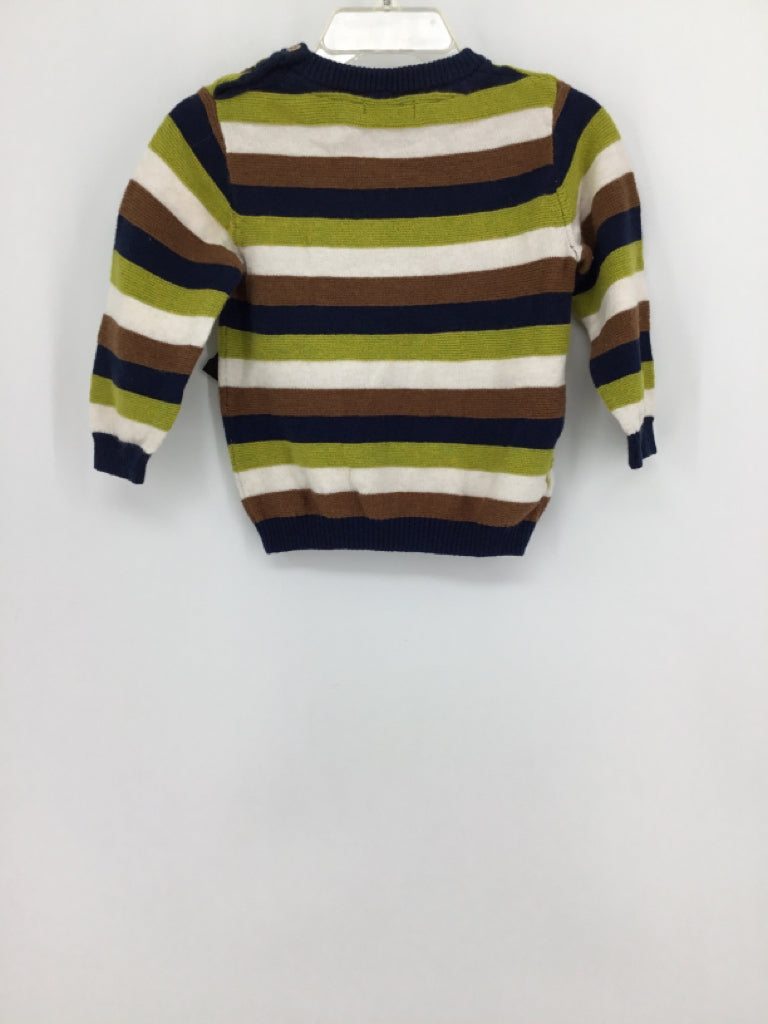 Mayoral Child Size 12 Months Multi-Color Stripe Sweater - boys