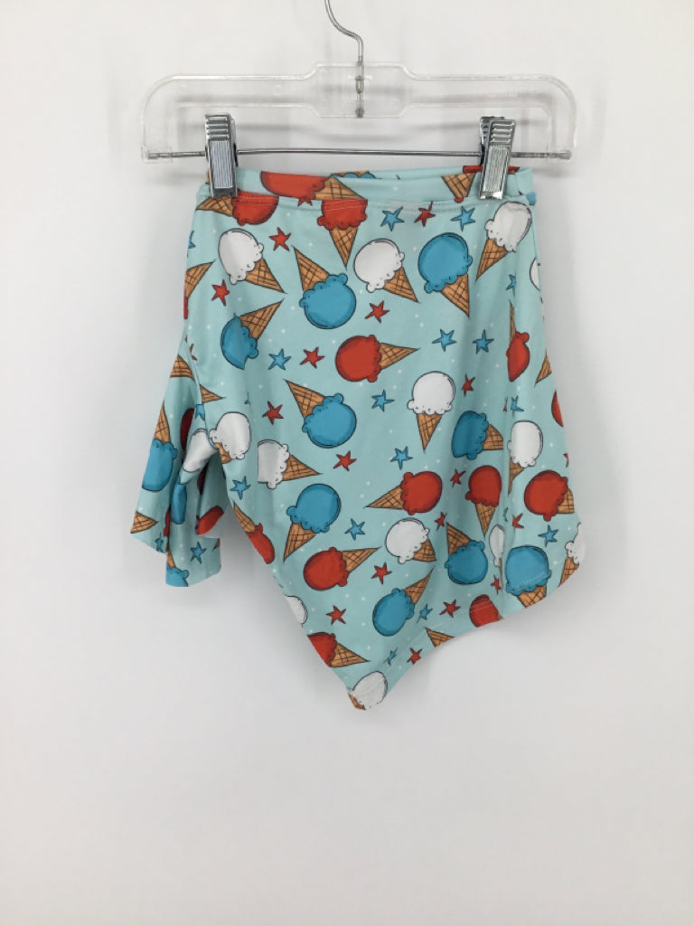 brandless Child Size 4 Blue Stars & Stripes Shirt