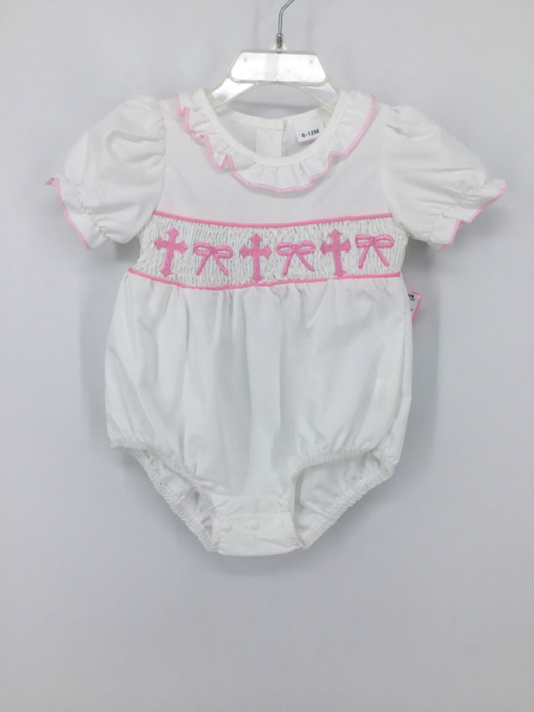 brandless Child Size 6-12 Months White Outfit - girls