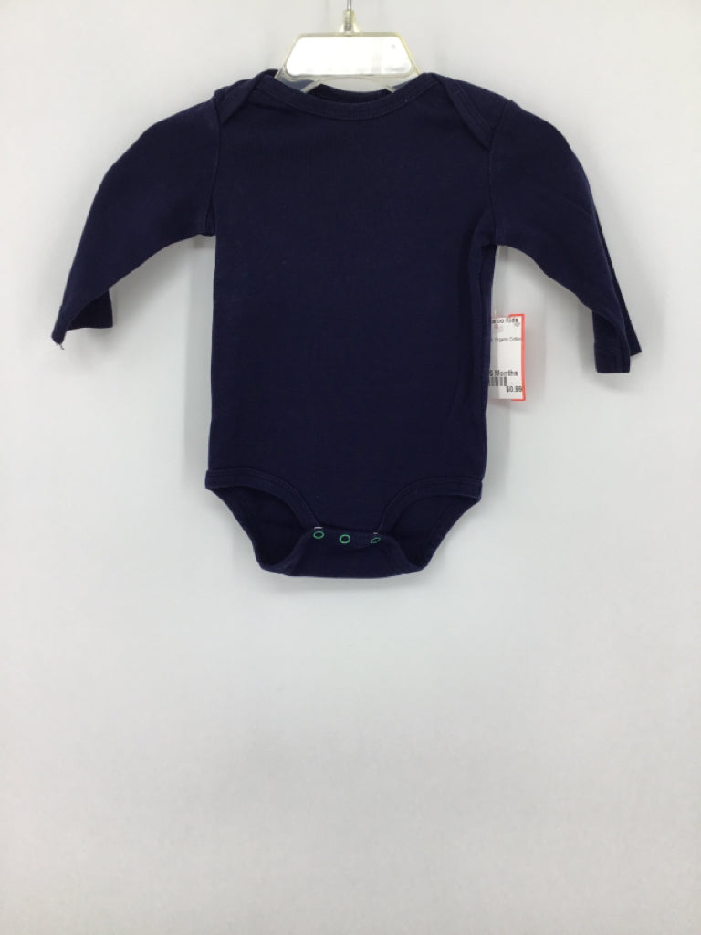 primary Child Size 3-6 Months Navy Onesie