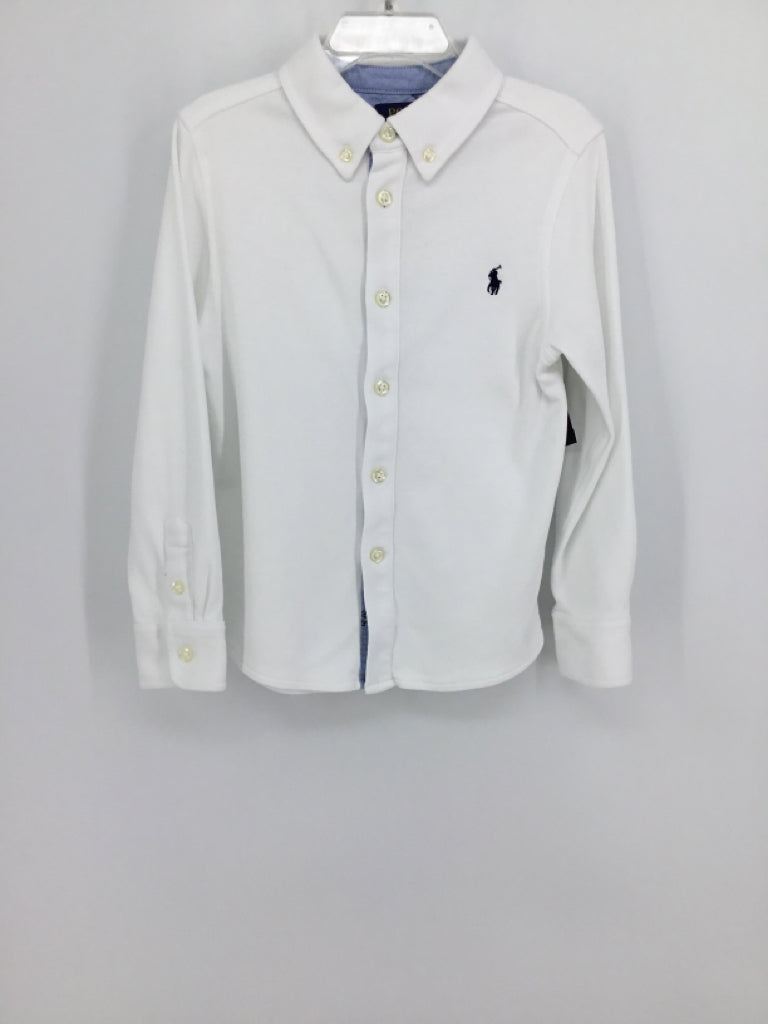 Ralph Lauren Child Size 4 White Shirt - girls