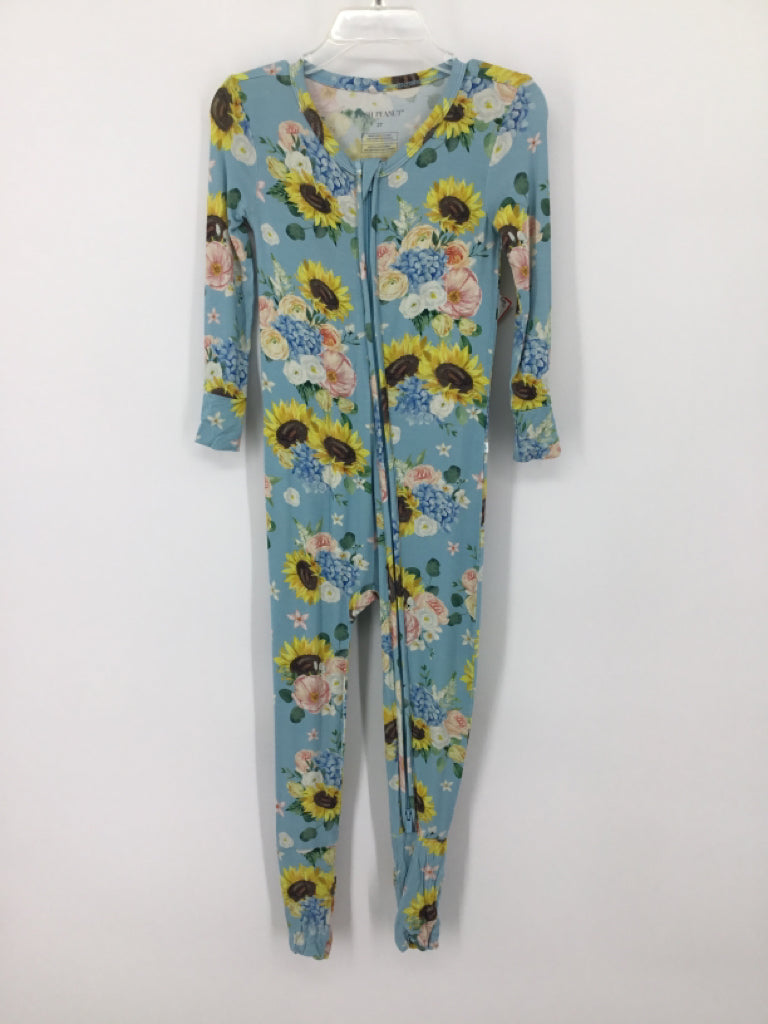 Posh Peanut Child Size 2 Blue Pajamas - girls