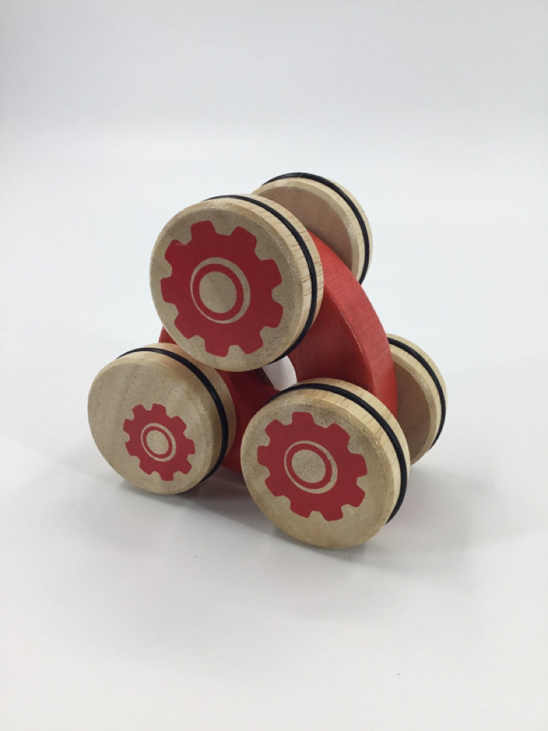 Begin Again Wooden Tumbler - 3 Wheel Push Toy