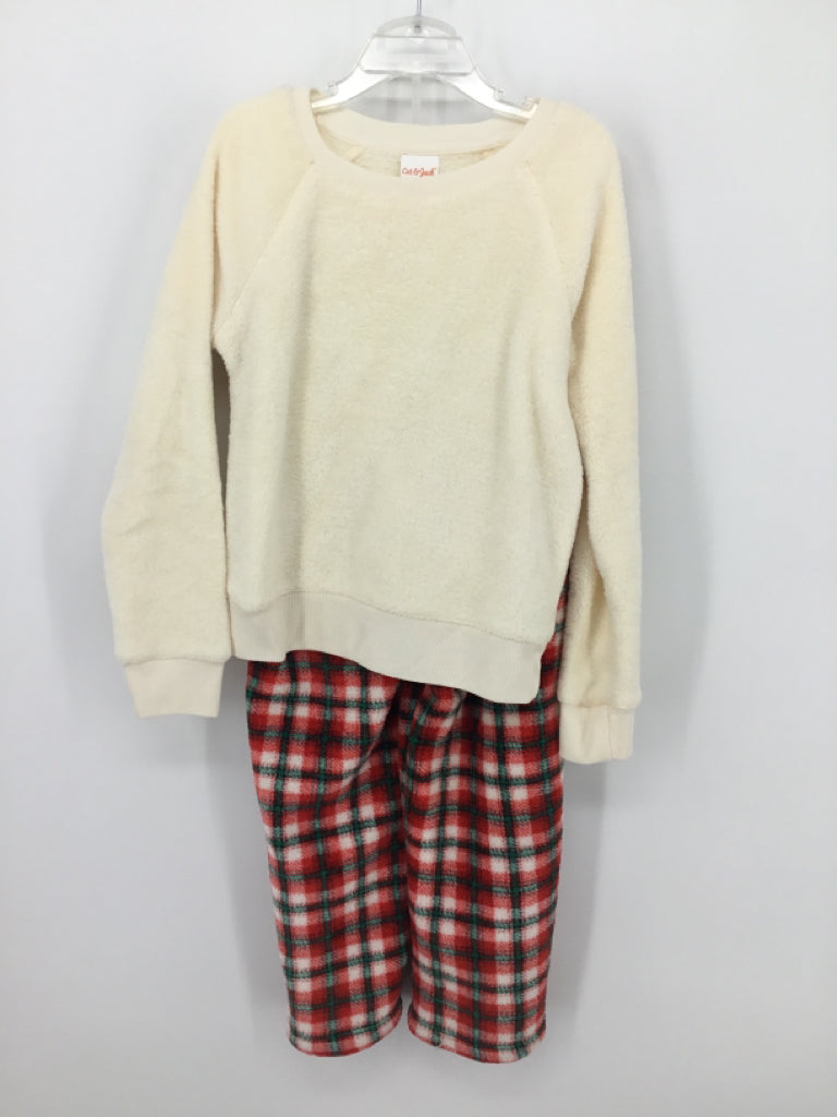 Cat & Jack Child Size 6 Cream Pajamas - girls