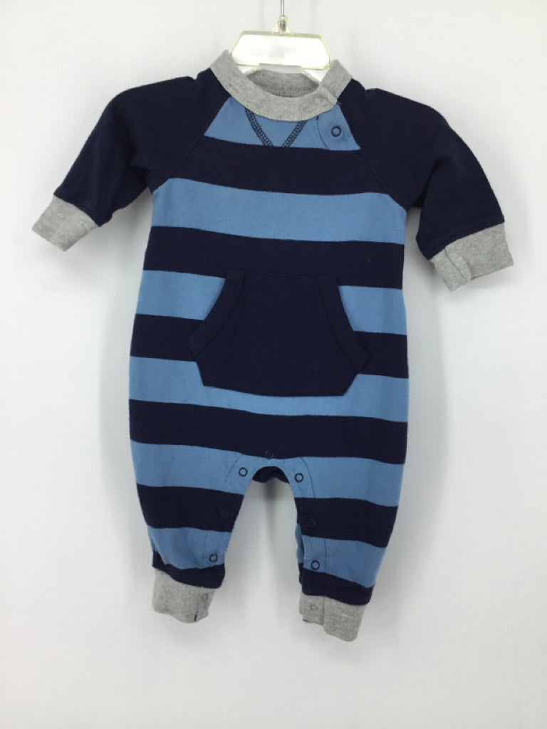 Baby Gap Child Size 3-6 Months Blue Stripe Outfit - boys