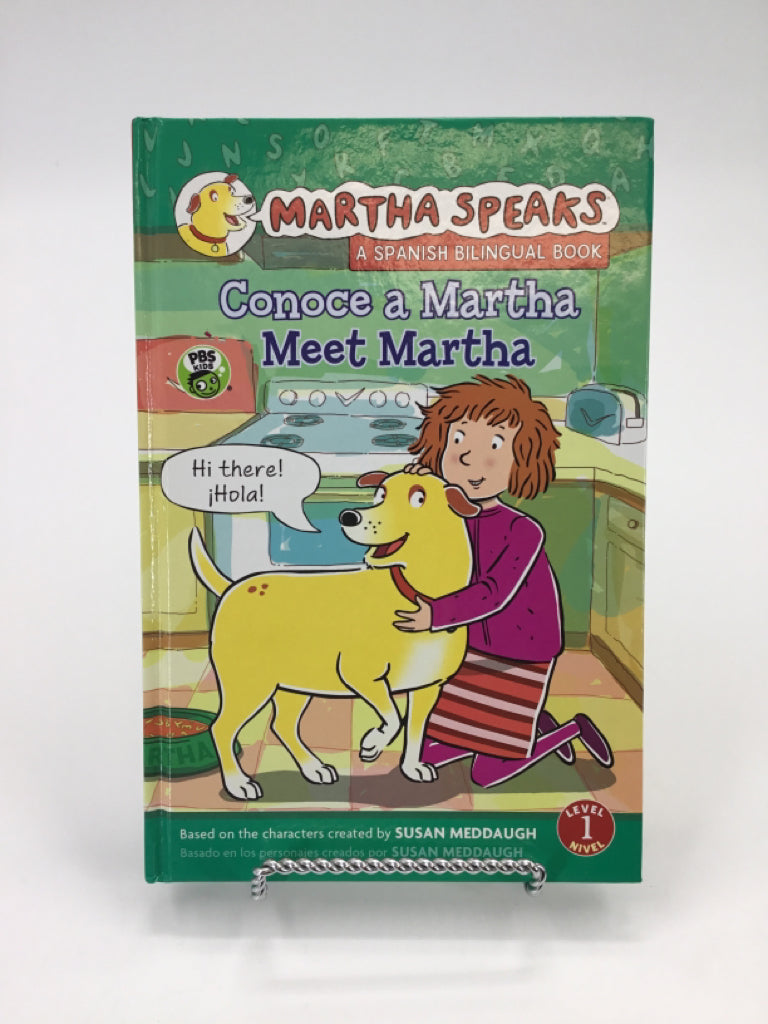 PBS Kids Conoce a Martha Meet Martha Level 1 Hardcover Book