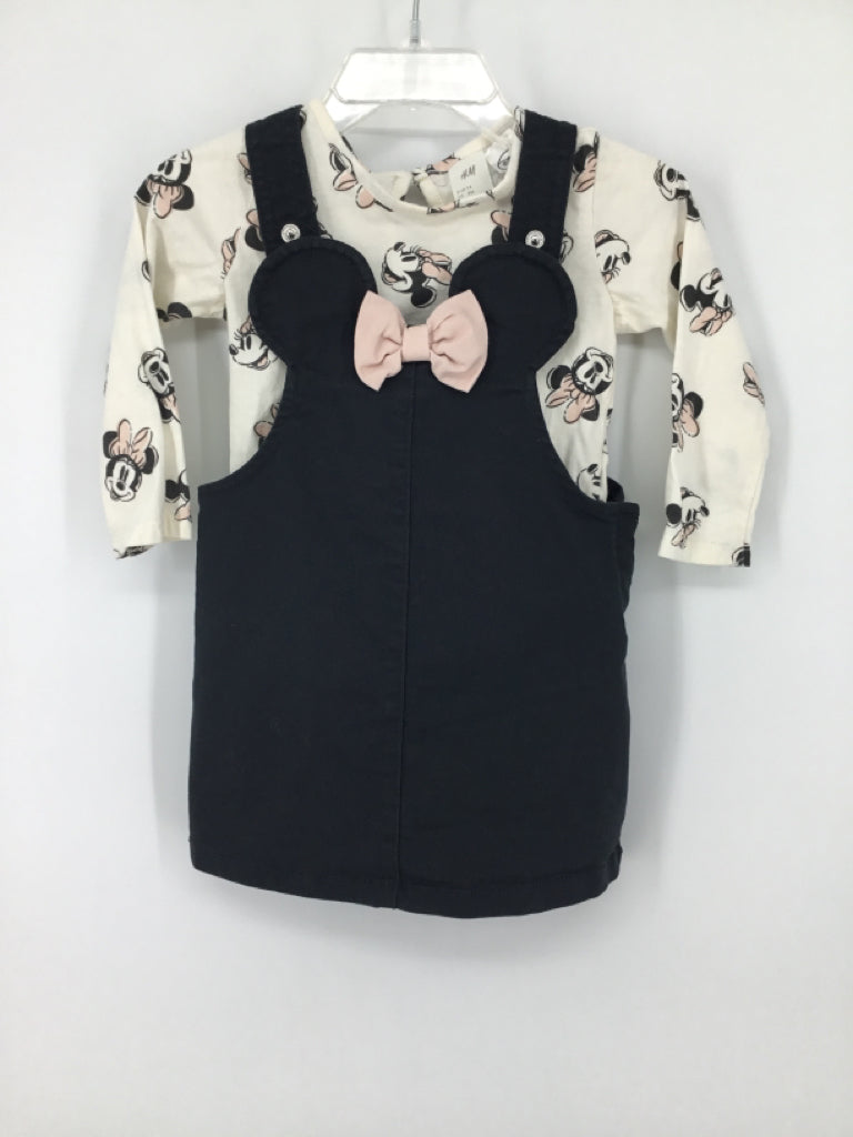 H & M Child Size 9 Months Gray Dress - girls