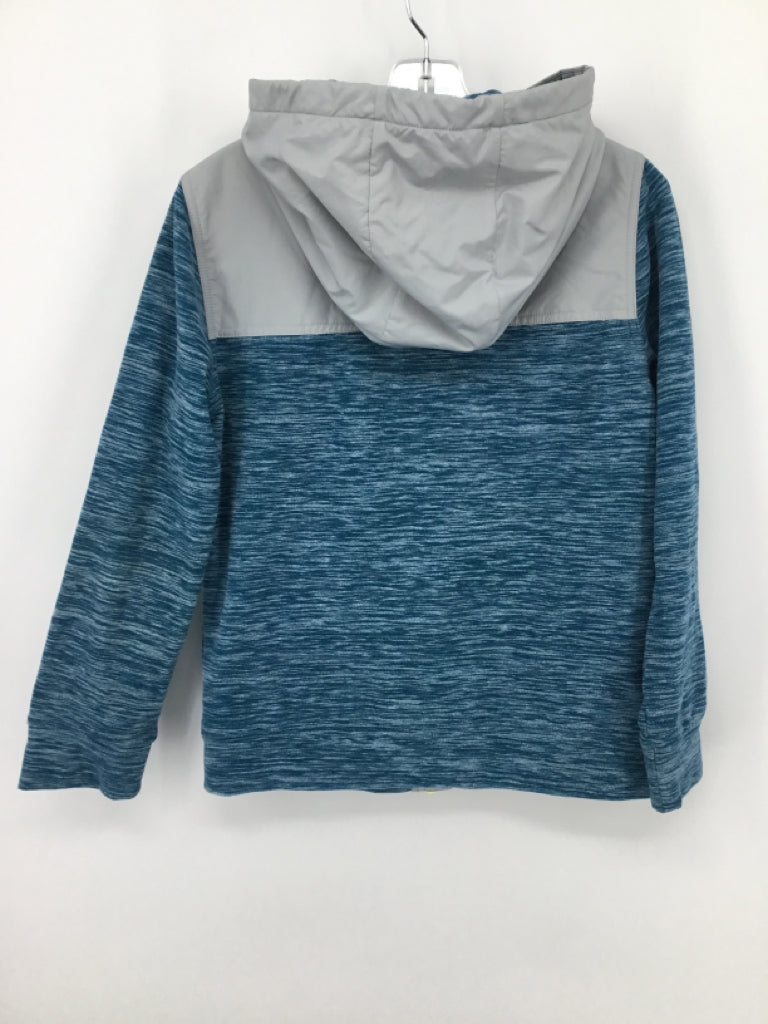 Puma Child Size 7 Blue Marbled Hoodie - boys