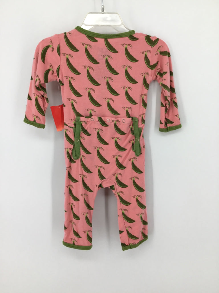 Kickee Pants Child Size 3-6 Months Pink Pajamas - girls