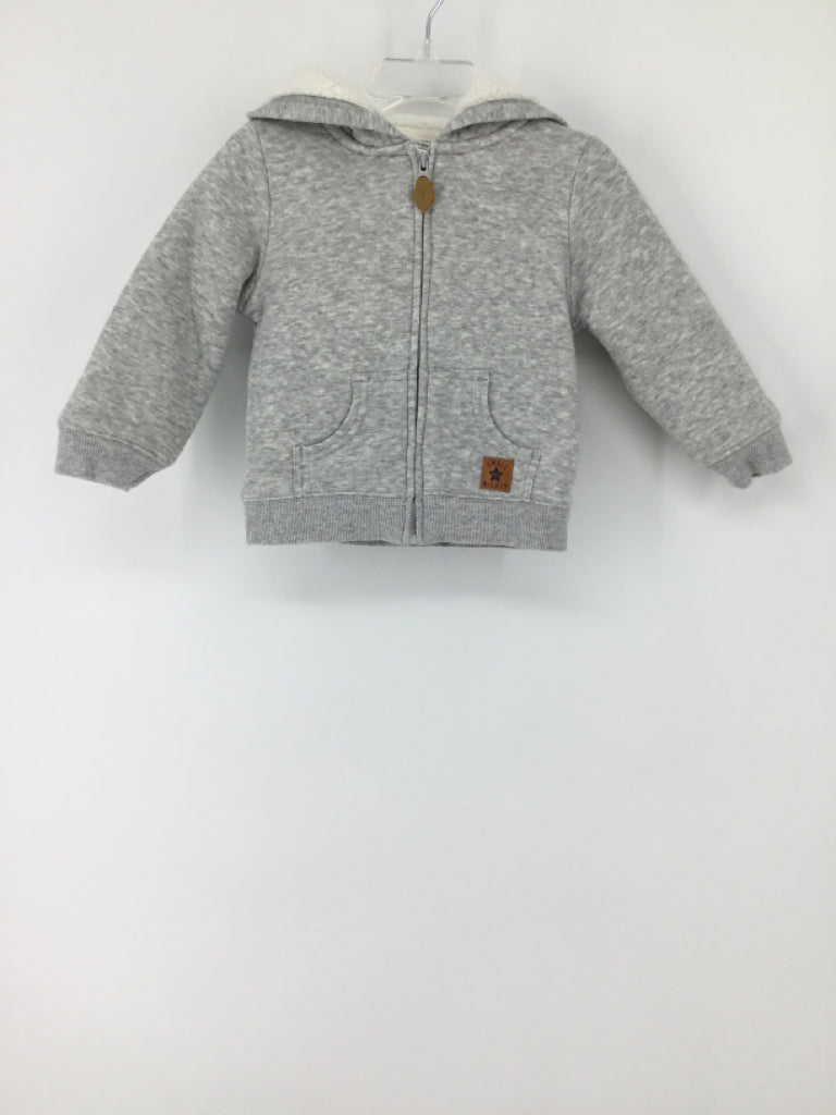 Simple Joys made by Carters Child Size 18 Months Gray Solid Hoodie - boys