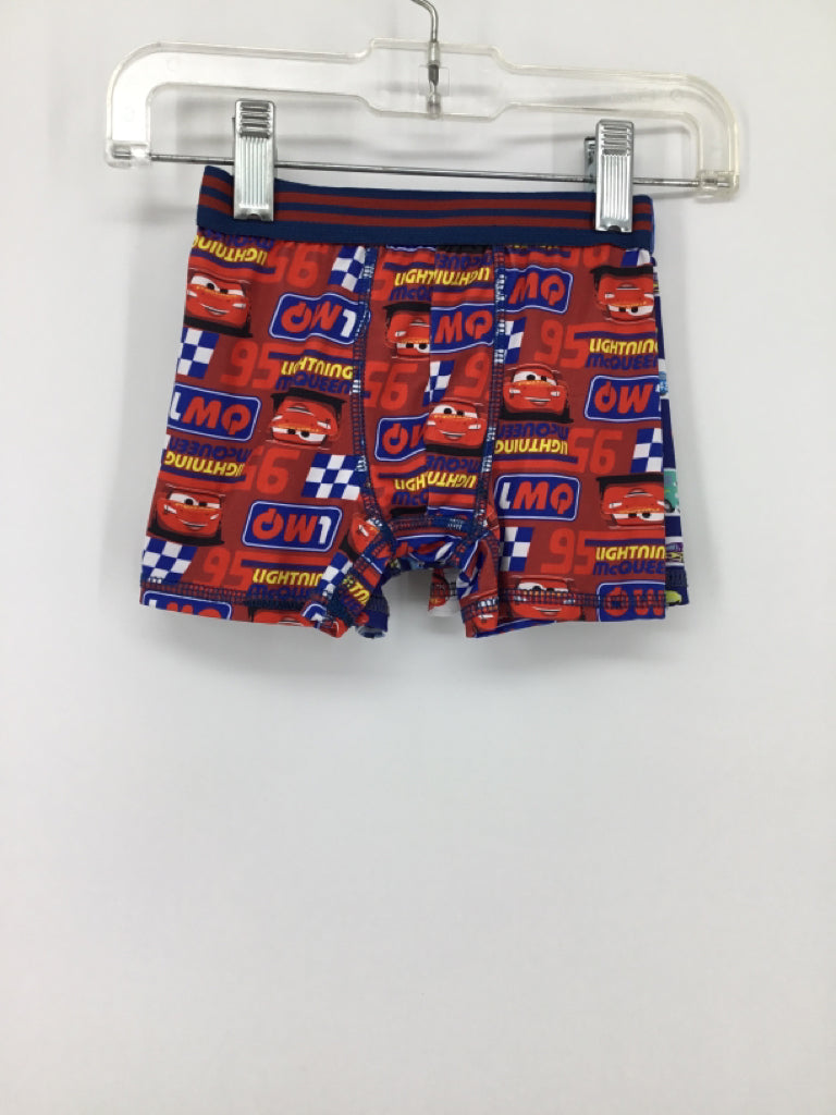 Disney Cars Child Size 2 Multi-Color Character Under Garment - boys