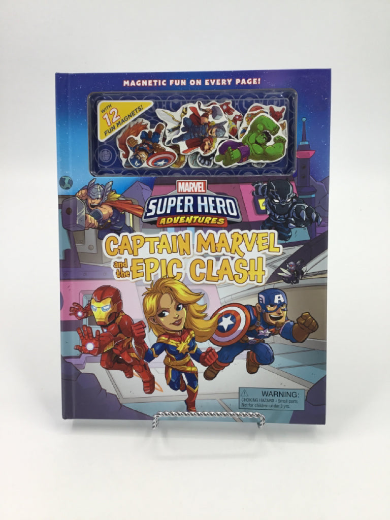 Marvel Super Hero Adventures Captain Marvel and the Epic Clash Hardcover Book