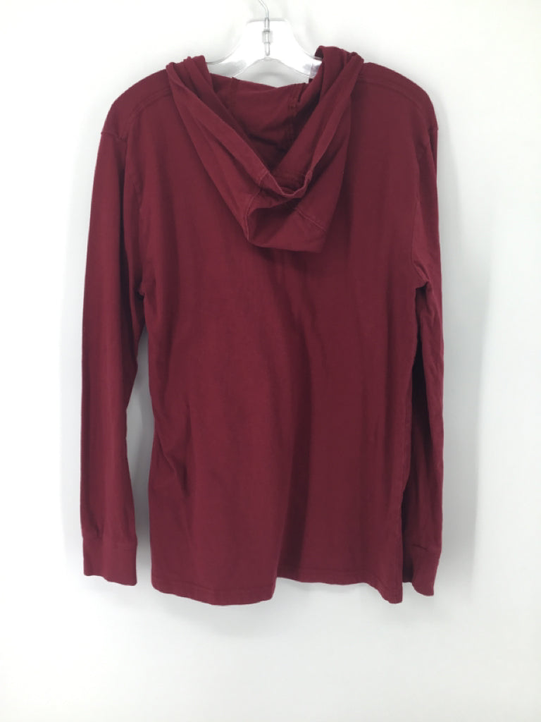 Adidas Child Size 10 Burgundy screen printed T-shirt - boys